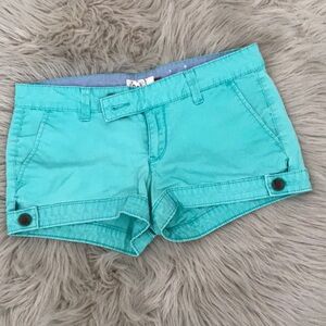 ❤️3X20 SO Women Low Rise Stylish Teal Women's Shorts | 5